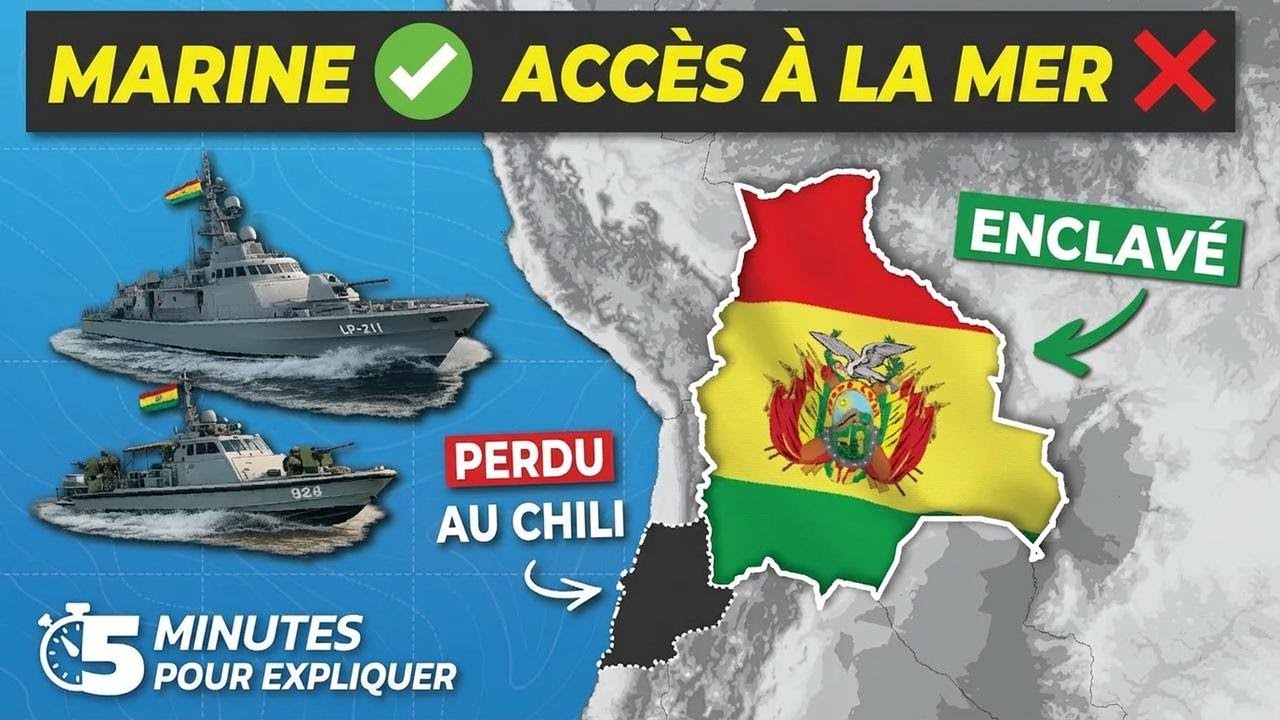 Pourquoi la Bolivie a une marine alors qu’elle n’a pas de côte ? Réponse en 5 minutes