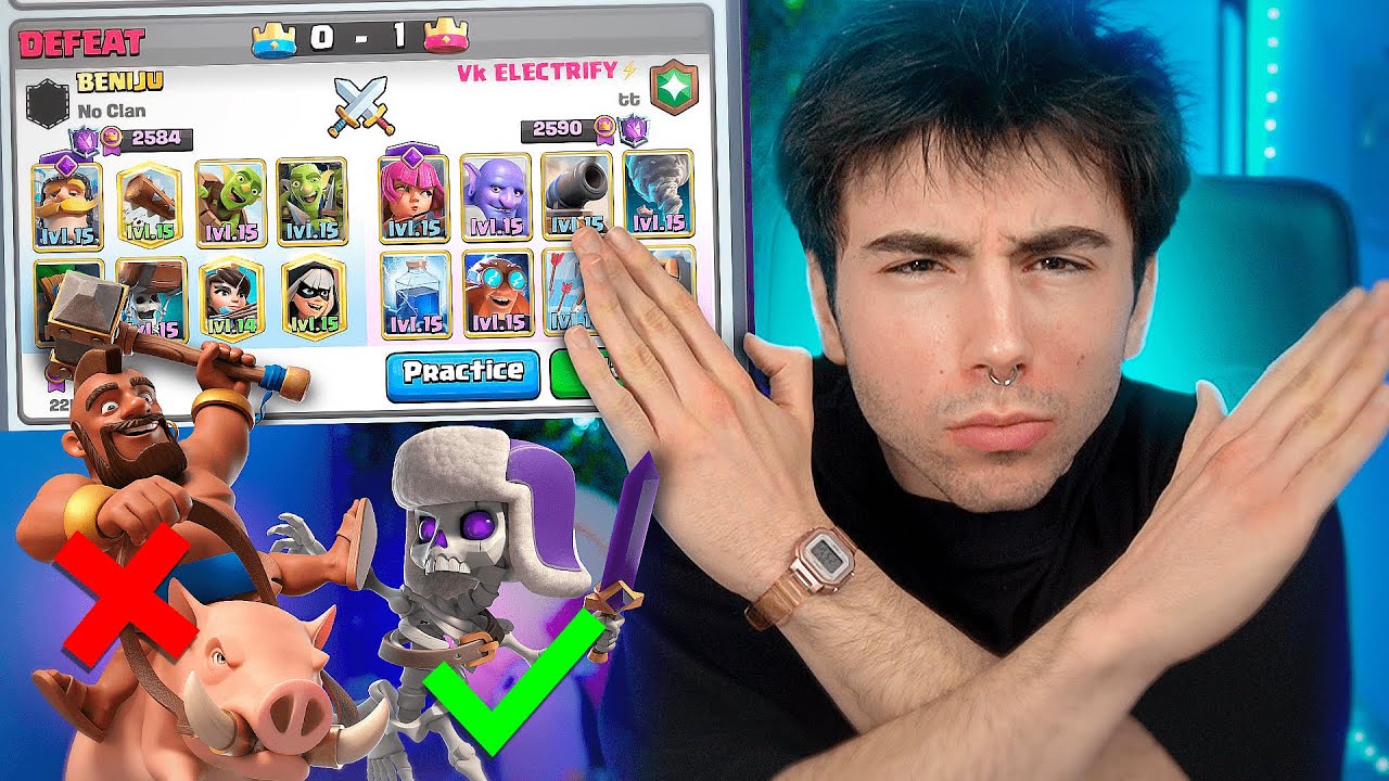 EL EMPAREJAMIENTO DE CLASH ROYALE ESTA TRUCADO!!🤣 - BENIJU