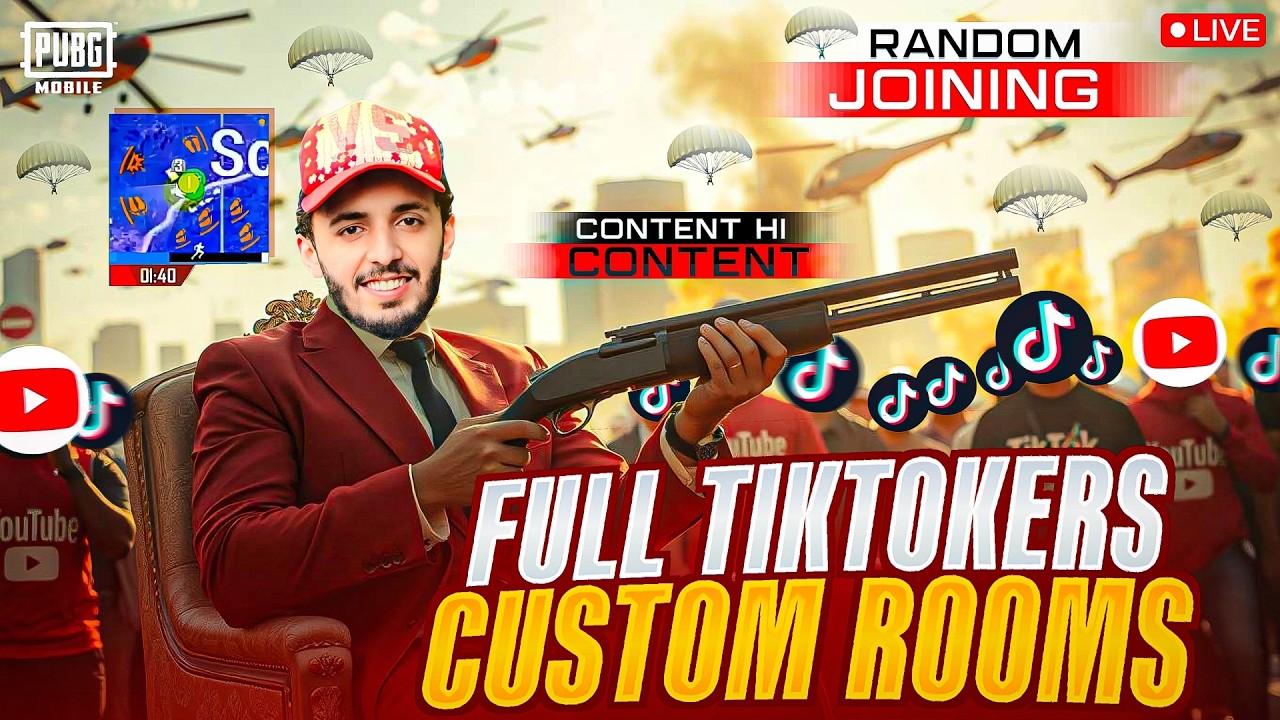 JOIN RANDOM LIKE A SHREEF BACHA & HOT HOT CUSTOM ROOMS |WOLF ALI IS LIVE | PUBG MOBILE