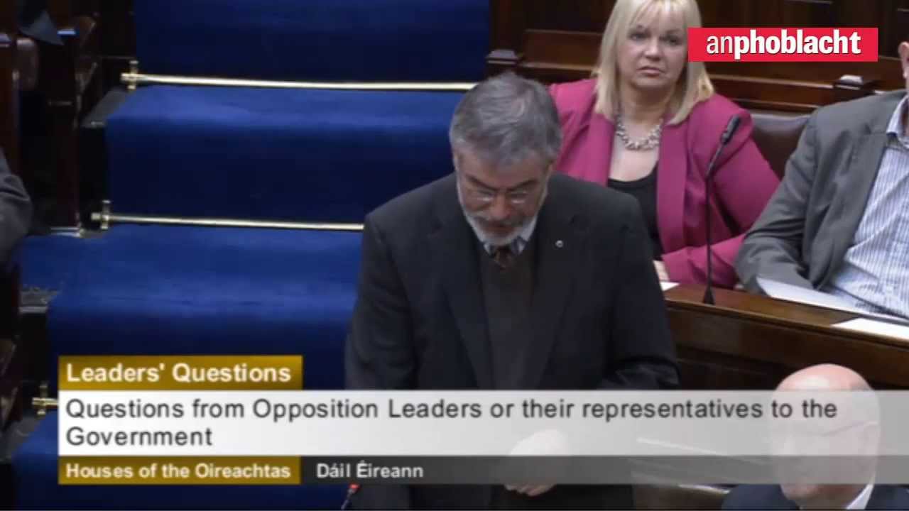 Flooding: Government-sponsored financial aid scheme needed - Gerry Adams TD