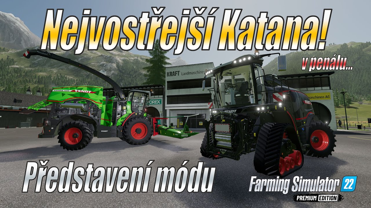 🥷 Nejvostřejší Katana v penálu! - Představení módu Fendt Katana 850 - Farming Simulator 22 (4K)