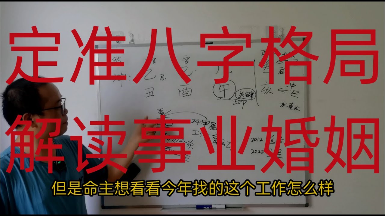 定准八字格局，解读事业婚姻