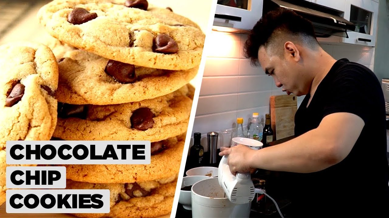 CHOCOLATE CHIP COOKIES (BÁNH QUY BƠ SOCOLA) | MUỐN ĂN THÌ LĂN VÀO BẾP