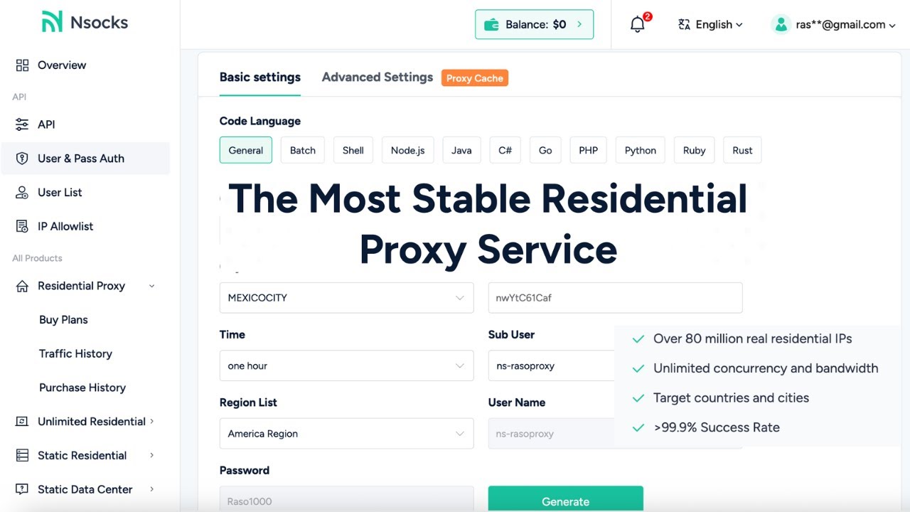 Nsocks Residential Proxies Review 2026 🔥 Setup + Real Test (Fast & Stable?)