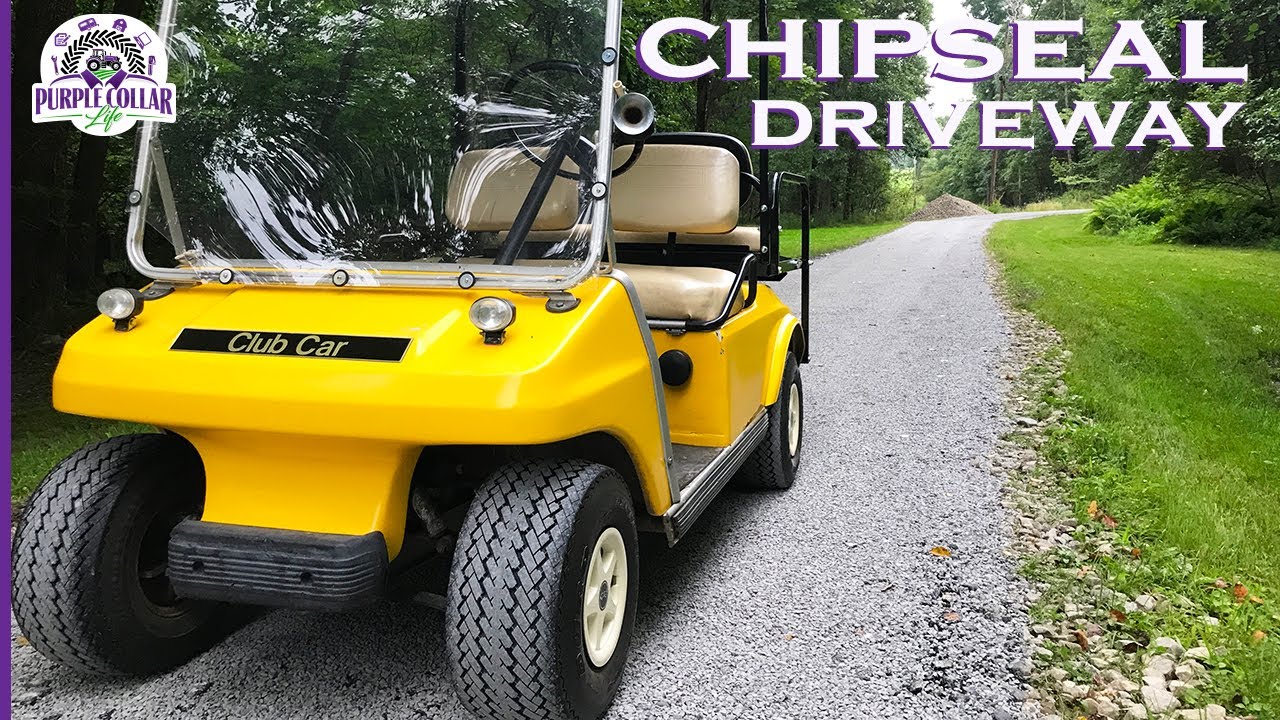 New Chipseal Driveway step by step! When opportunity knocks...