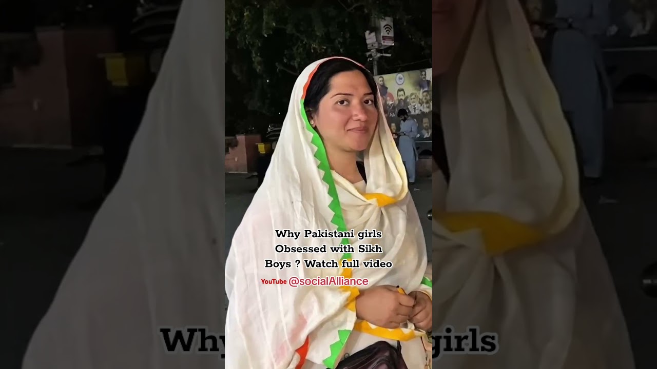 Why Pakistani girls obsessed with Sikh Boys ? Girl Shocking Reaction #india #indiapakistan #sikh