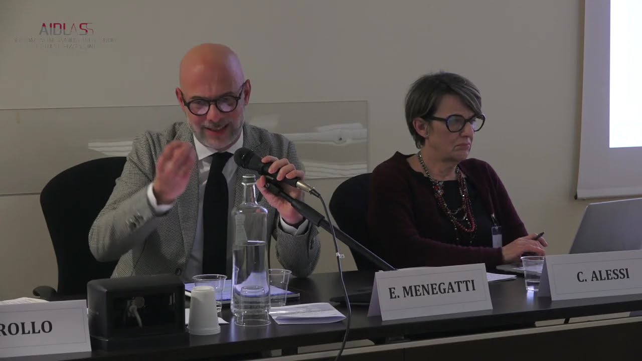 8. Sessione 2.3: Menegatti, Alessi, Bellomo