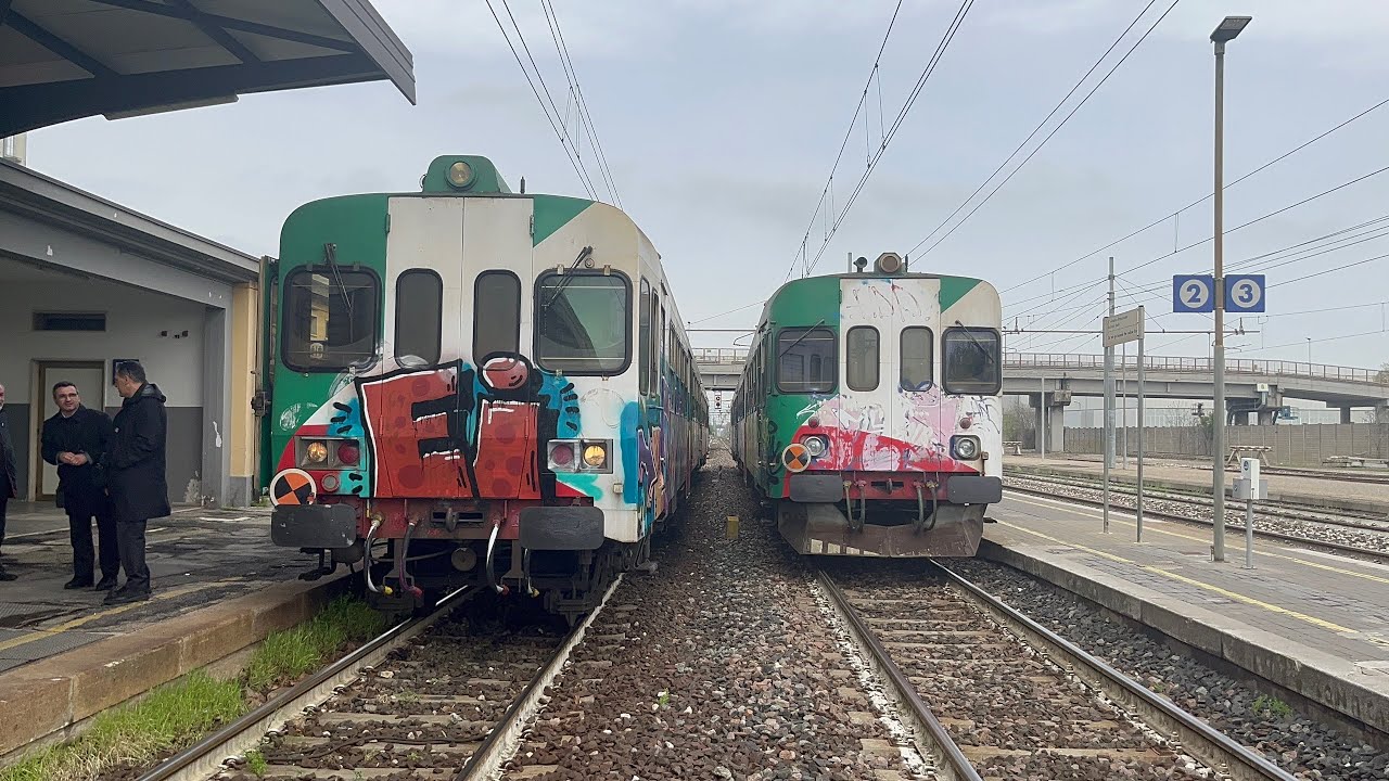 Sulle ALn 668/663 della Parma-Suzzara!