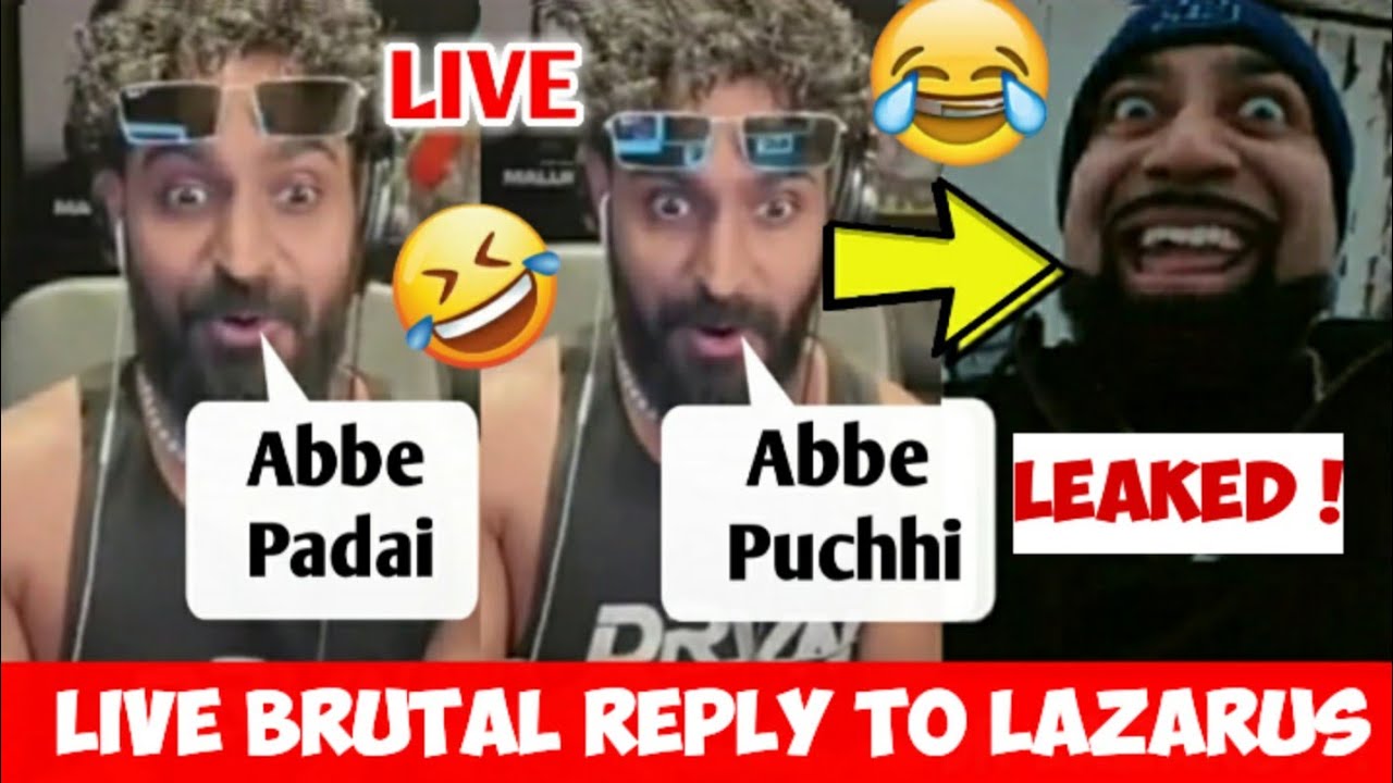🤣 Emiway Live Brutal Reply To Lazarus ! Lazarus Leaked Call Recording & Chats Of Emiway In New Diss