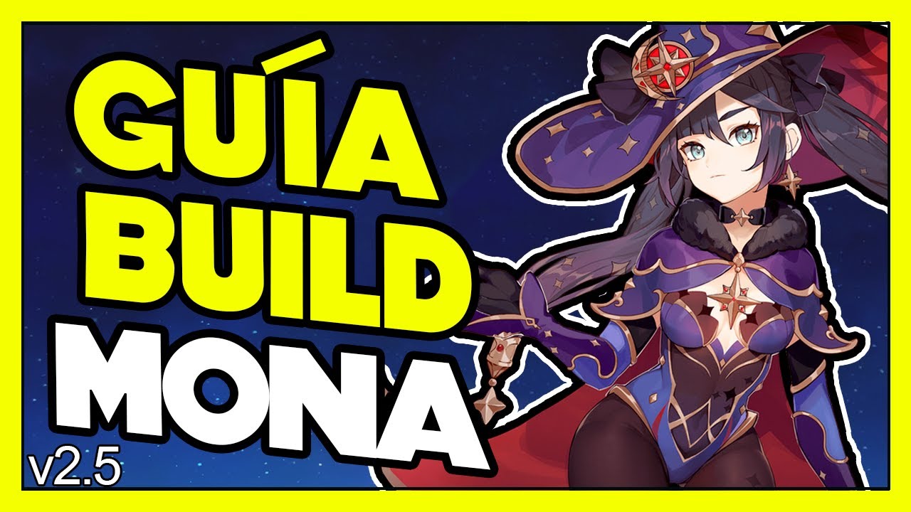 La MEJOR BUILD de MONA en 3 MINUTOS | GUIA | ARMAS | ARTEFACTOS | EQUIPOS | GENSHIN IMPACT