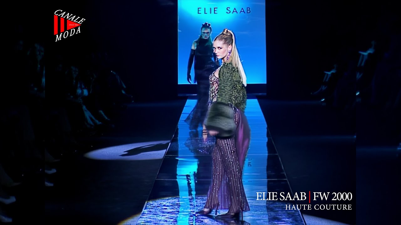 ELIE SAAB Haute Couture Fall Winter  2000 Paris 4K - Canale Moda