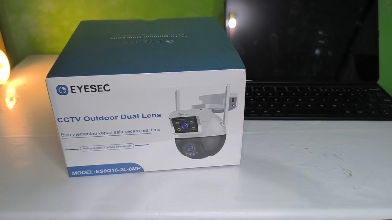 Unboxing & Setting Eyesec Cctv Outdoor Dual Lens 8MP Tuya Apps