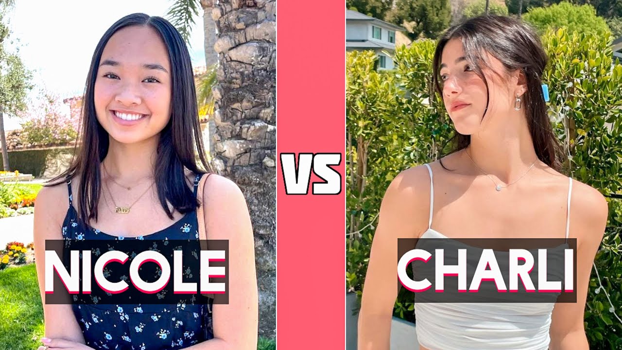 Nicole Laeno VS Charli D'amelio TikTok Dance Battle