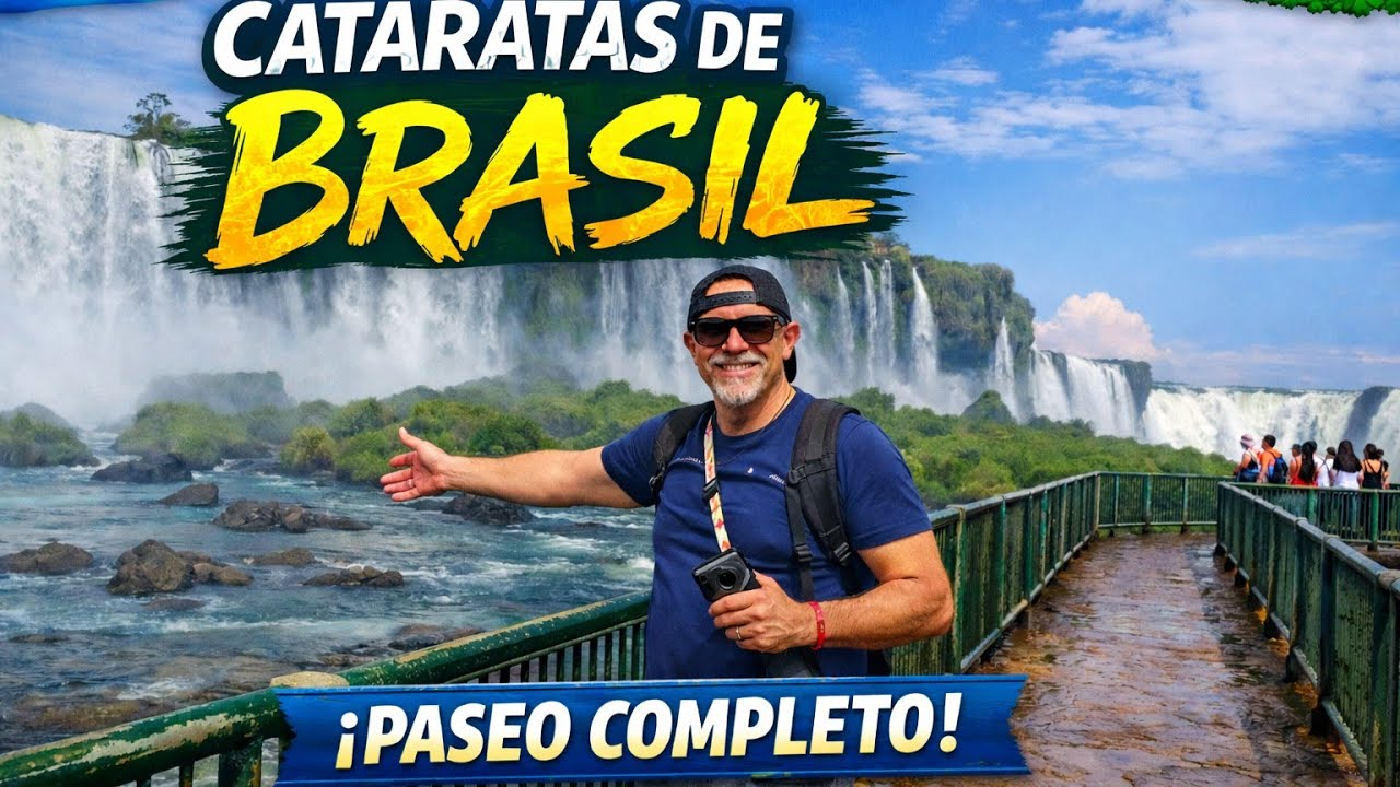 CATARATAS DEL IGUAZÚ LADO BRASILERO. Te  llevo un  paseo completo por las cataratas. 
