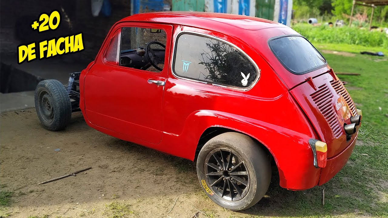 TERMINANDO EL FIAT 600 - (DOBLE ESCAPE - REPINTAMOS - VIDRIOS POLARIZADOS) ❤  - Radialero Team