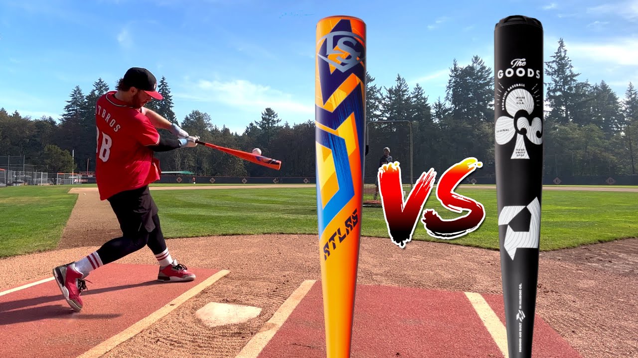 Louisville Slugger ATLAS против DeMarini THE GOODS, цельный комплект | Обзор бейсбольной биты BBCOR