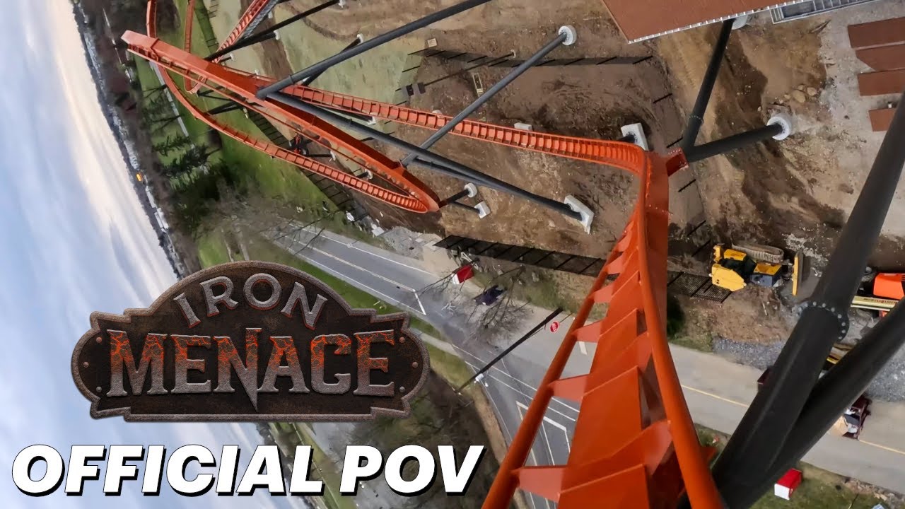 Iron Menace Official POV! - Dorney Park's New Dive Machine Roller Coaster