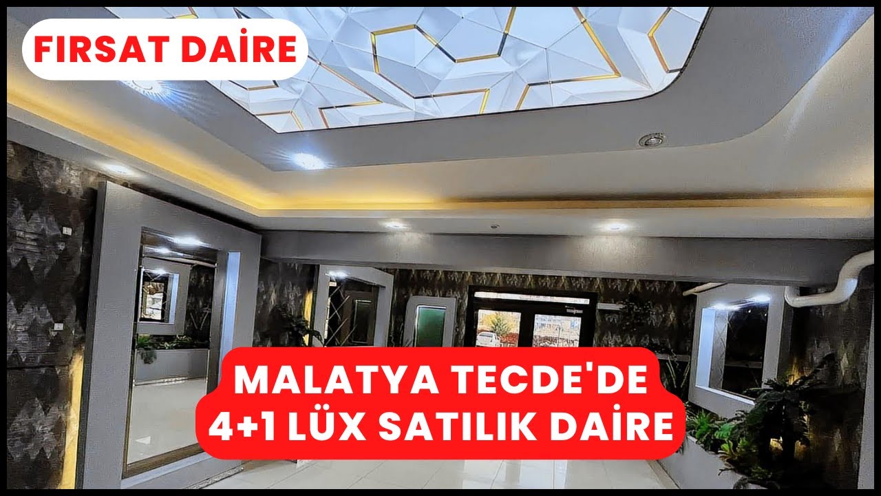 Malatya Tecde'de #SATILIK 4+1 Lüx Daire | EV TURU | SATILDI ! | EMRAH ÖZTÜRKMEN GAYRİMENKUL