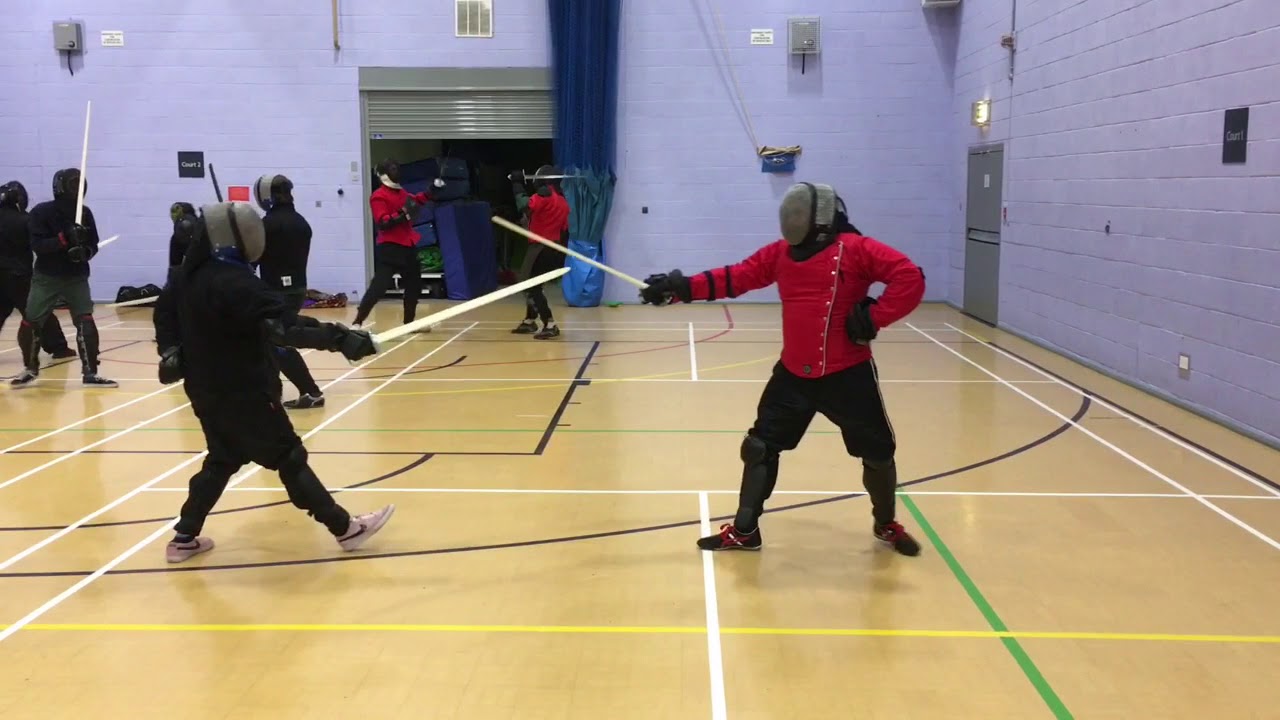 Heavy Cavalry Sword vs Light Cavalry Sabre Sparring (on foot)