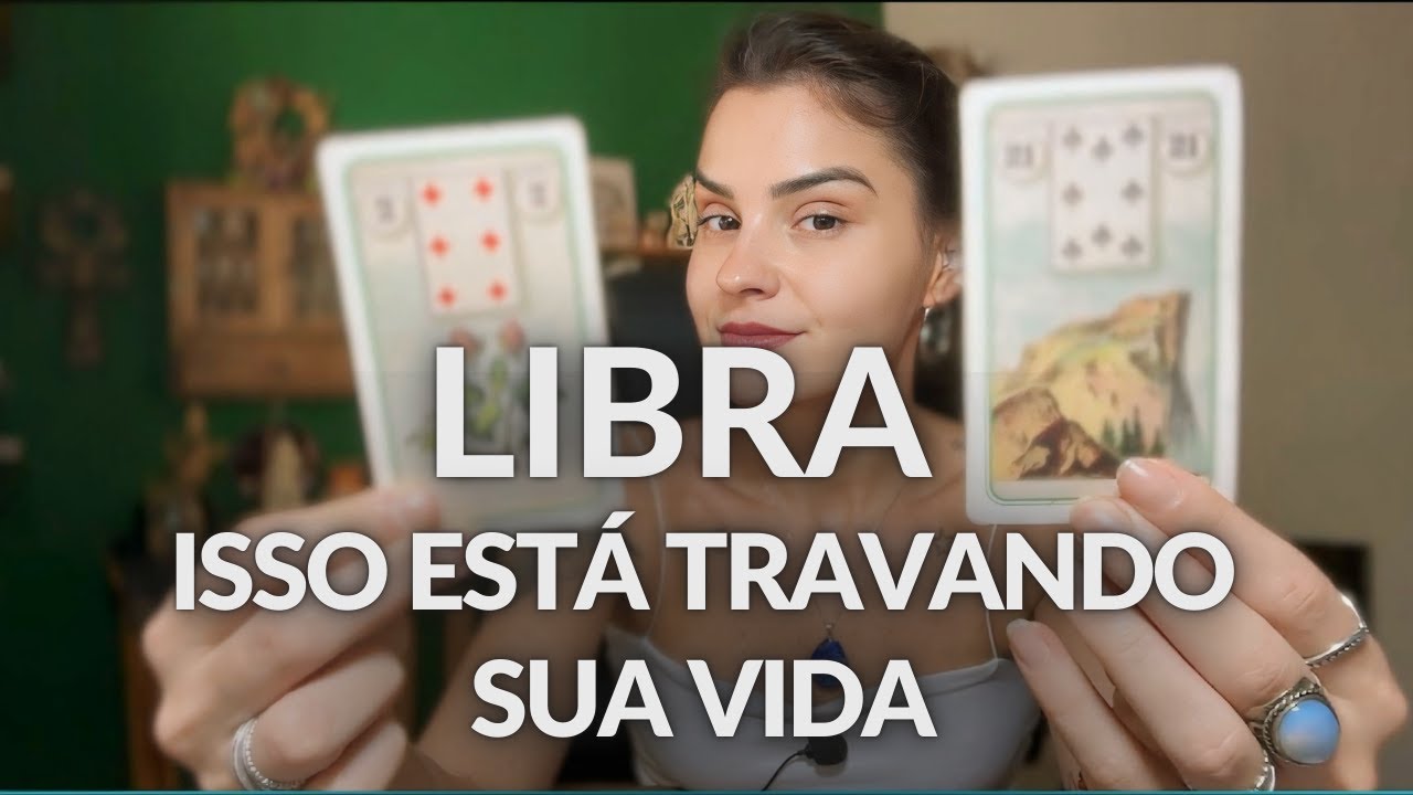 LIBRA ♎️: ISSO ESTÁ IMPEDINDO A SUA VIDA DE ANDAR