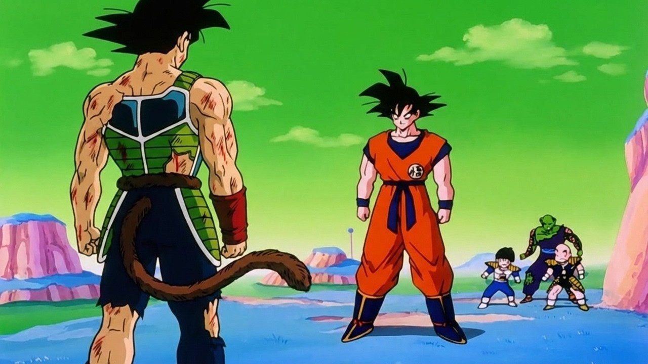 Bardock Meets His Son Goku After Traveling 25 Years into the Future – Dragon Ball Z