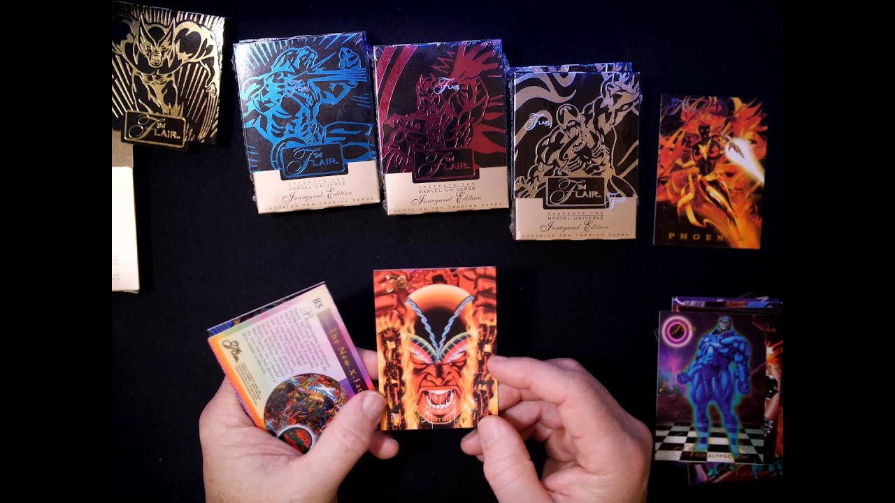 Opening a few more 1994 Marvel Flair Packs