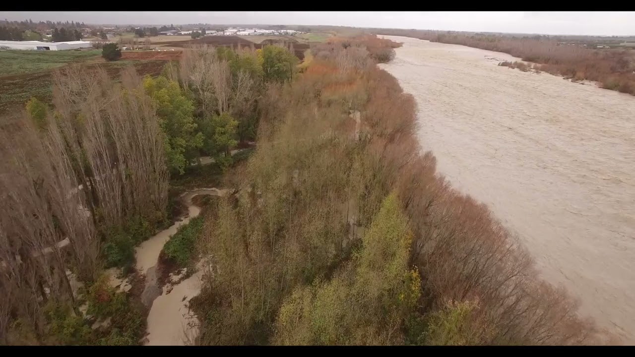 Drone Footage Shows Flooding on New Zealand's South Island