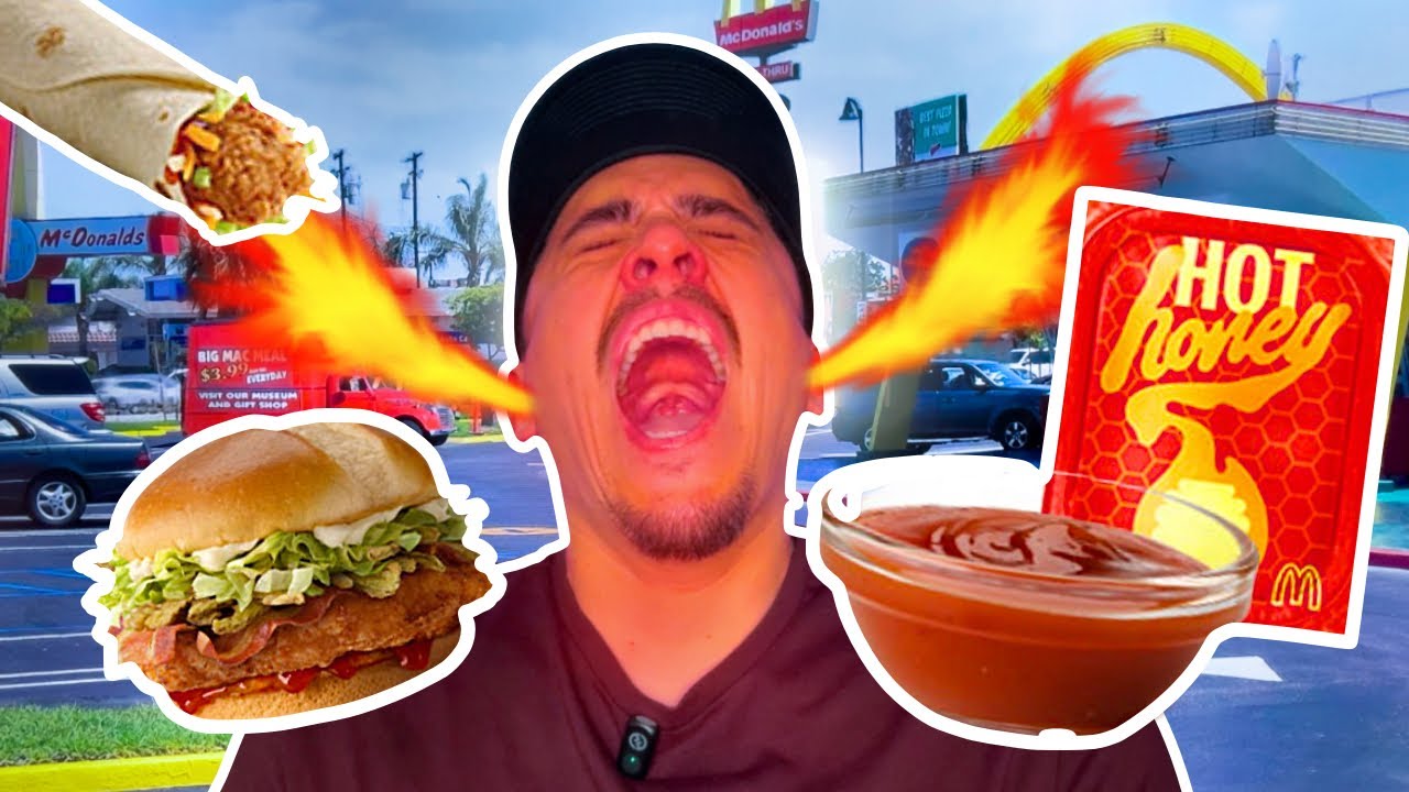 I Tried Every NEW McDonald’s Hot Honey Menu Item!