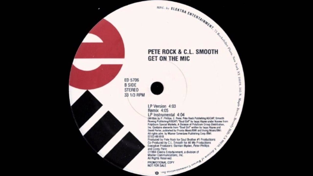 Pete Rock & C. L. Smooth Get On The Mic (Remix) HQ