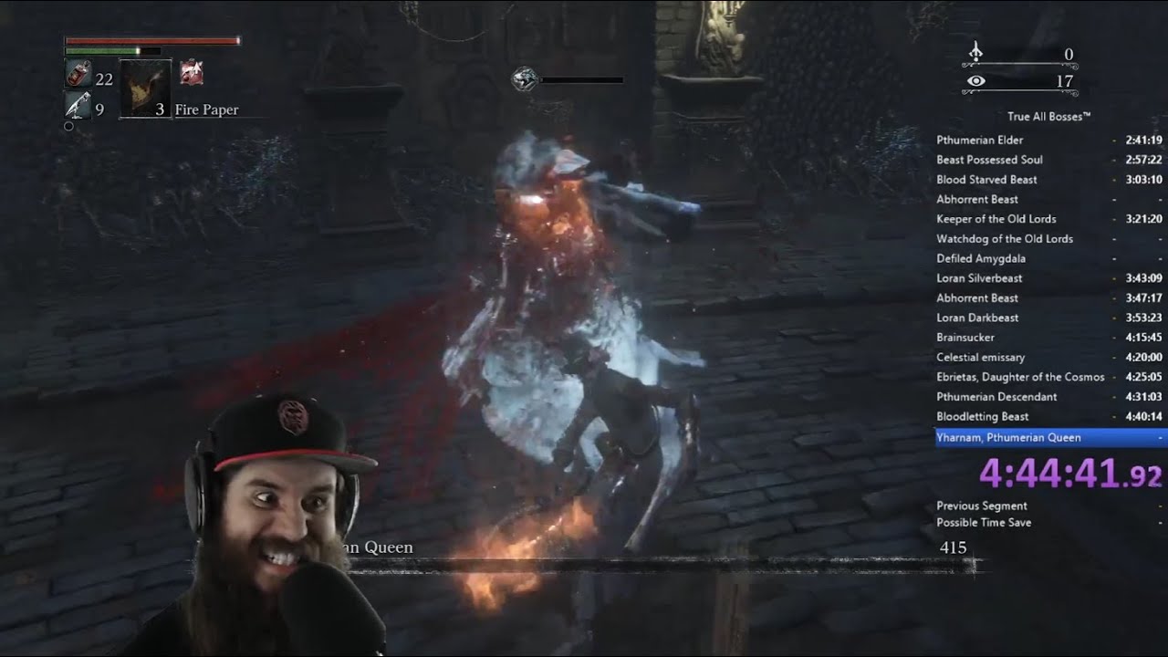 Bloodborne True All Bosses™ Speedrun! Learning the Route!