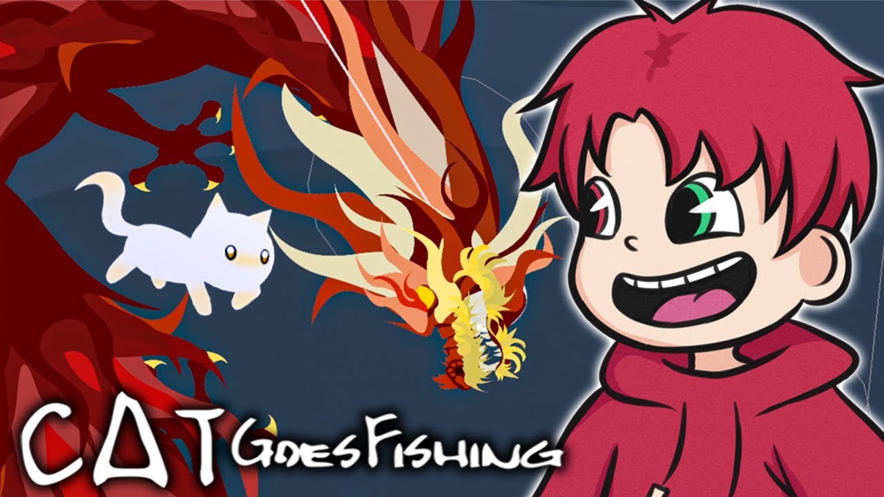 WYŁOWIŁEM SMOKA!! (jajem) 🐲 CAT GOES FISHING #10