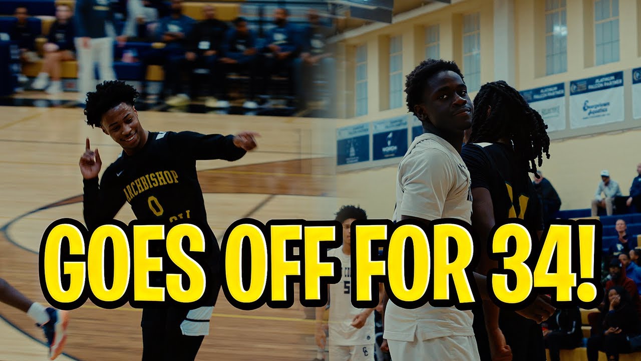 Ant Brown Took Over… 34 PTS 🥶 | Archbishop Carroll vs Good Counsel