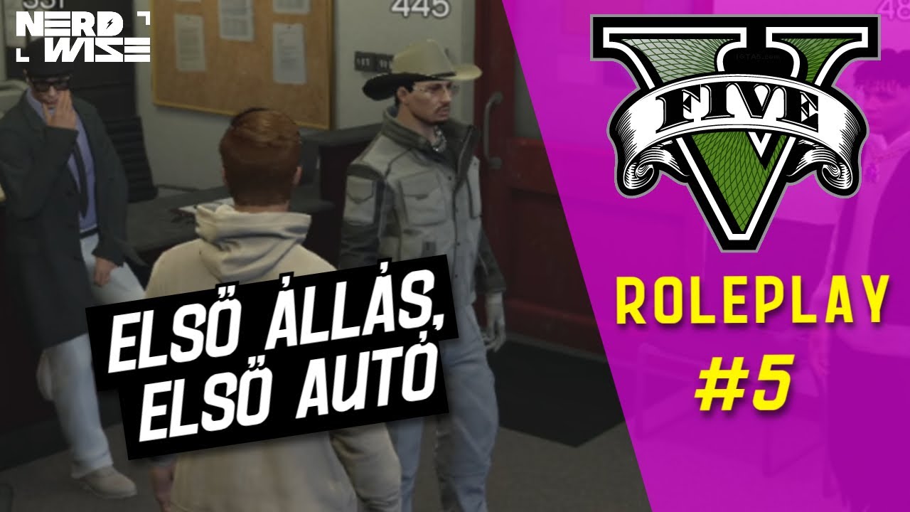 MA ÁLLÁST ÉS KOCSIT SZEREZEK?! | GTA V RP | S1 EP5