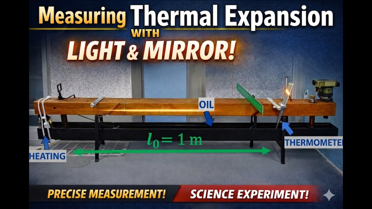 Measure Thermal Expansion of Copper 🔬  Edelmann Dilatometer Experiment Explained