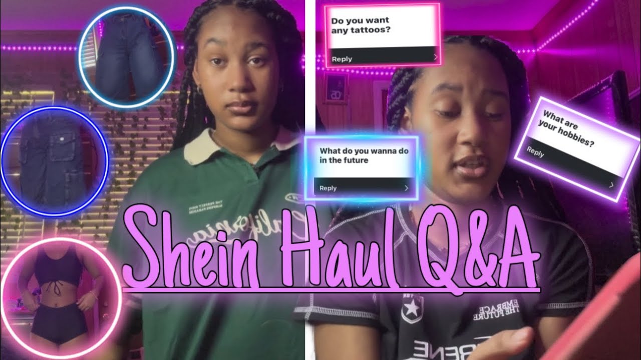 Shein haul/Q&A with Jamir! (First video…)🫣