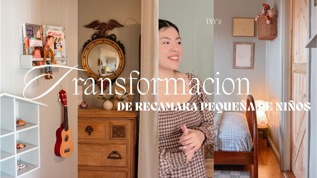DIY TRANSFORMACIÓN EXTREMA DE RECAMARA PARA NIÑOS CON POCO PRESUPUESTO| ANA QUINTERO