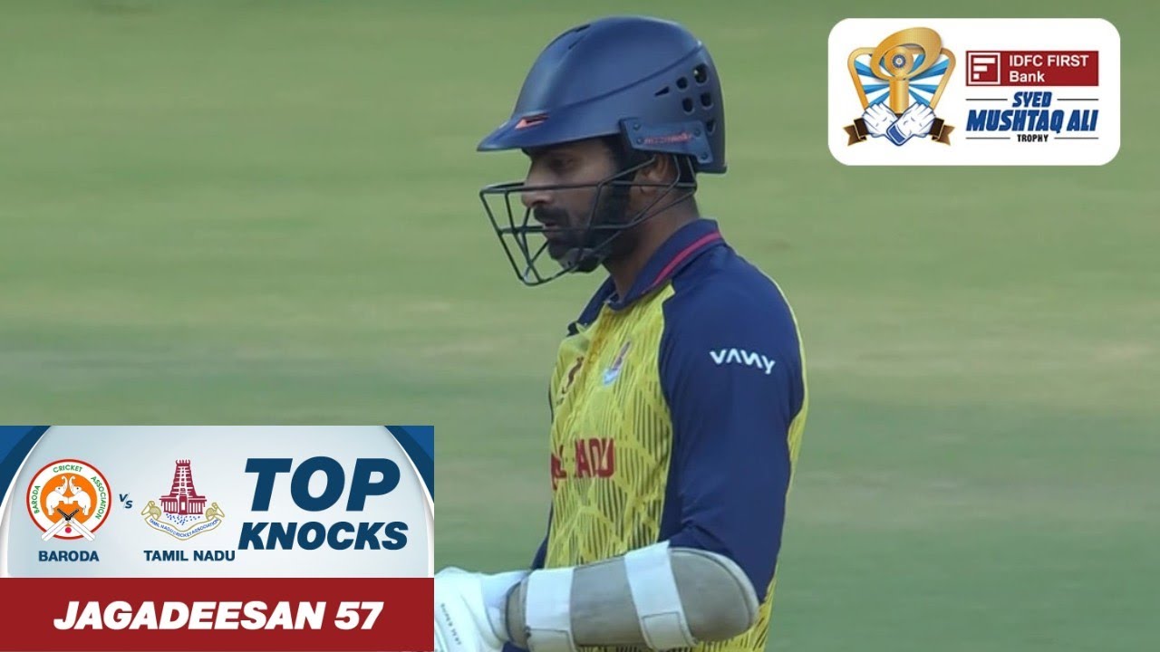 SMAT 2024, Baroda Vs Tamil Nadu: Narayan Jagadeesan's attacking 57 (32) against Baroda 🏏