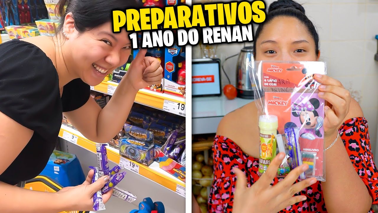 COMEÇAMOS OS PREPARATIVOS PARA A FESTA DE 1 ANO DO RENAN | Blog das irmãs
