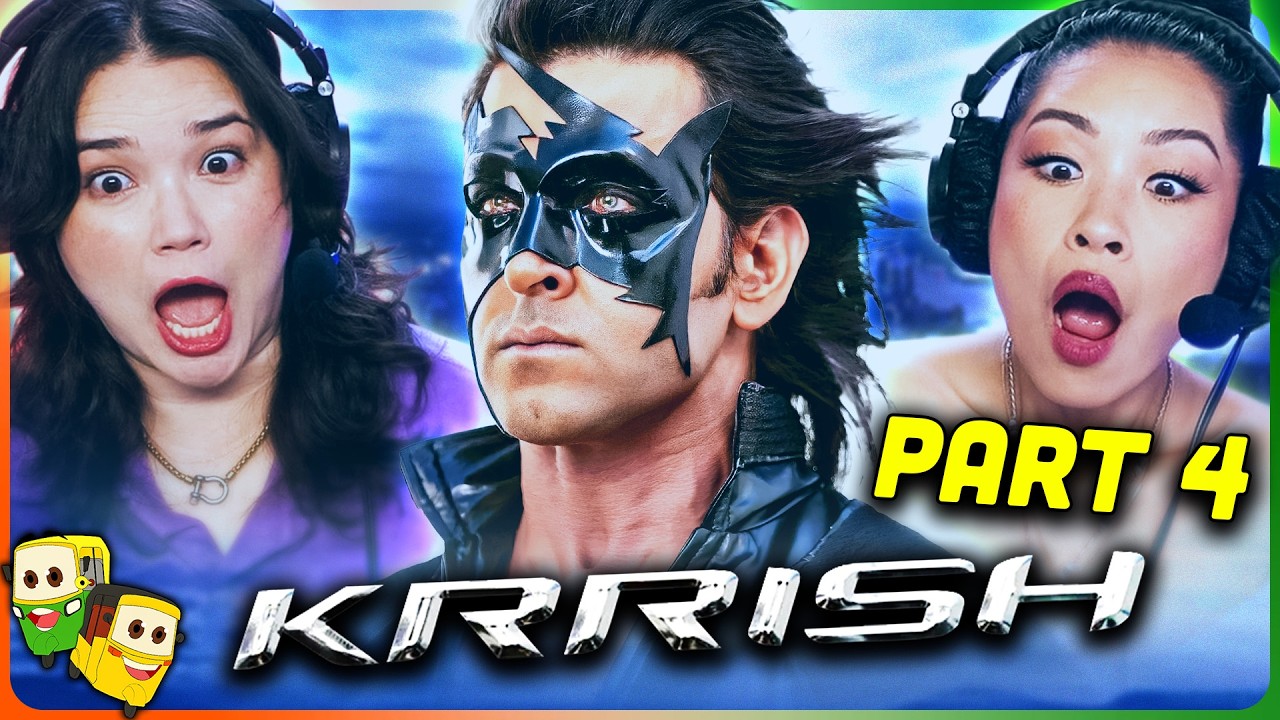 Часть 4 - Реакция на фильм KRRISH! | Ритик Рошан | Приянка Чопра | Рекха