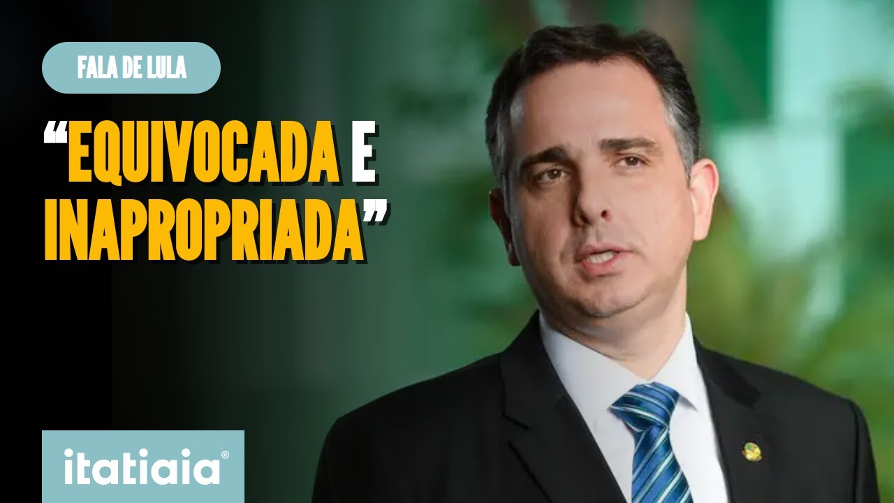 PACHECO PEDE RETRATAÇÃO DE LULA SOBRE FALA COMPARANDO GUERRA COM HOLOCAUSTO