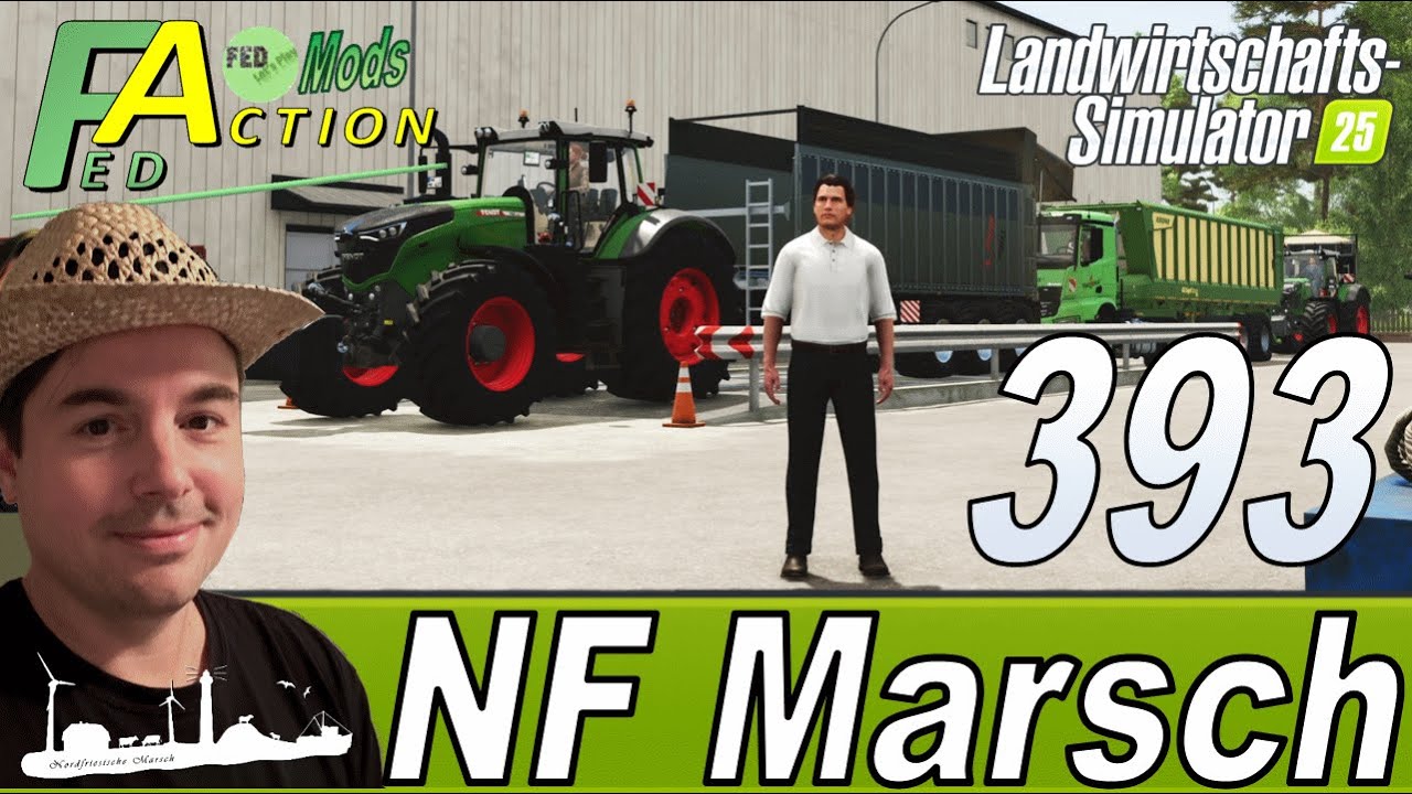 LS25 🚜 393 NF Marsch 4fach Unmengen an Roggen abtransportieren #landwirtschaftssimulator25 #letsplay