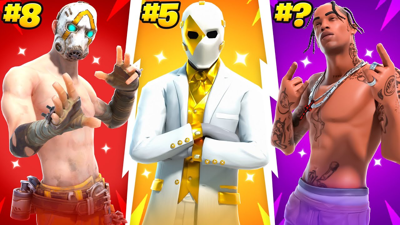 30 MOST Tryhard Male Skins In Fortnite