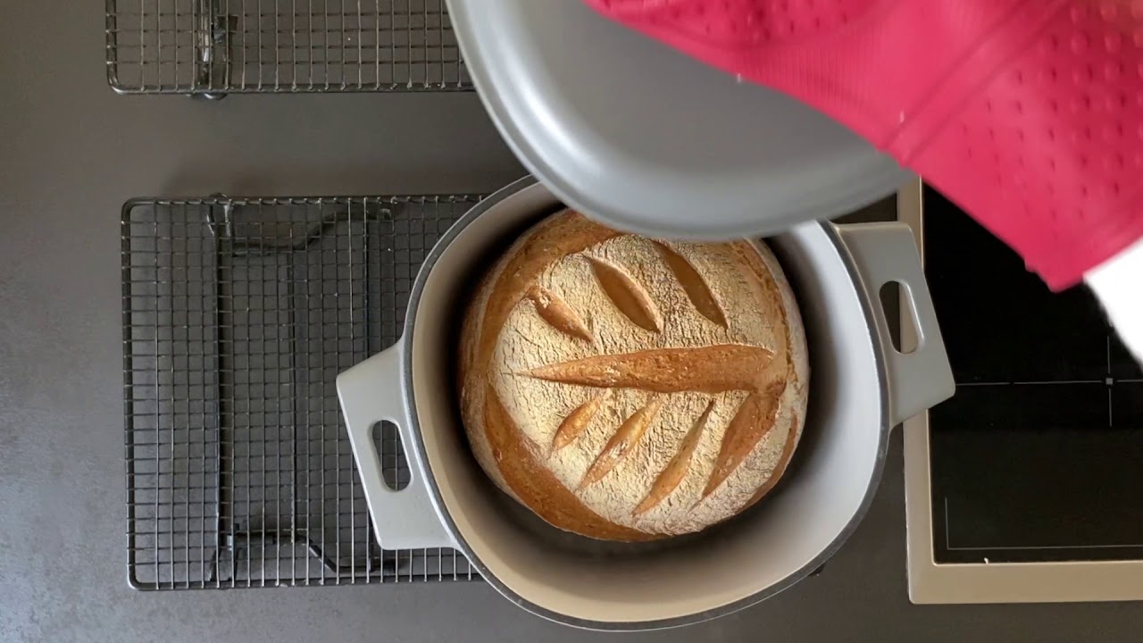 Weißbrot - Emaillierter gusseiserner Topf von Pampered Chef - Kochshow