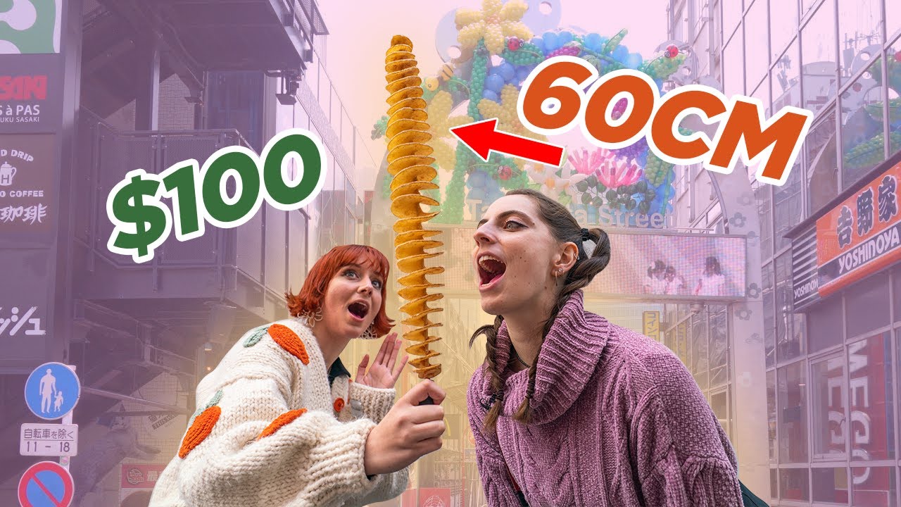Самая безумная еда в Токио — Харадзюку 🍭🍟