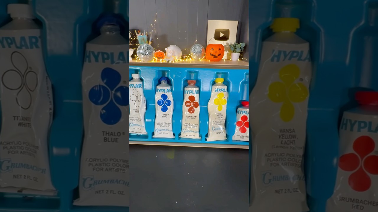 Testing 70 Year Old Paint 😳🎨 #art #acrylicpainting #drawing