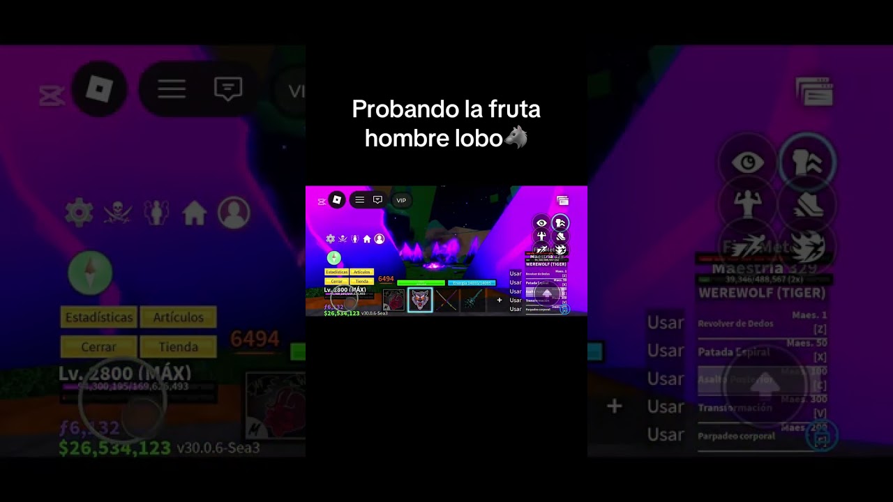 PROBANDO LA FRUTA HOMBRELOBO 🐺