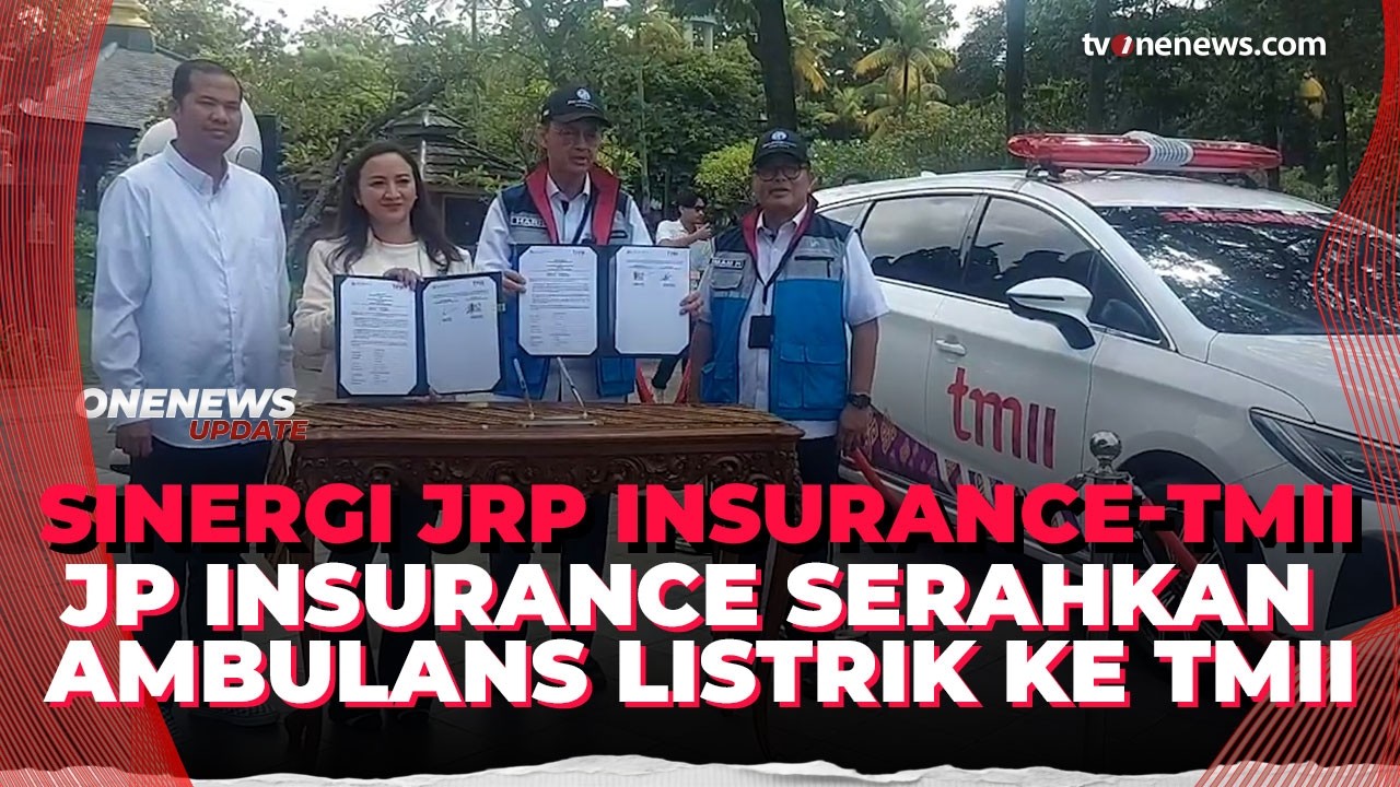 JRP Insurance Serahkan Ambulans Listrik ke TMII Jelang Lebaran 2026 | OneNews Update