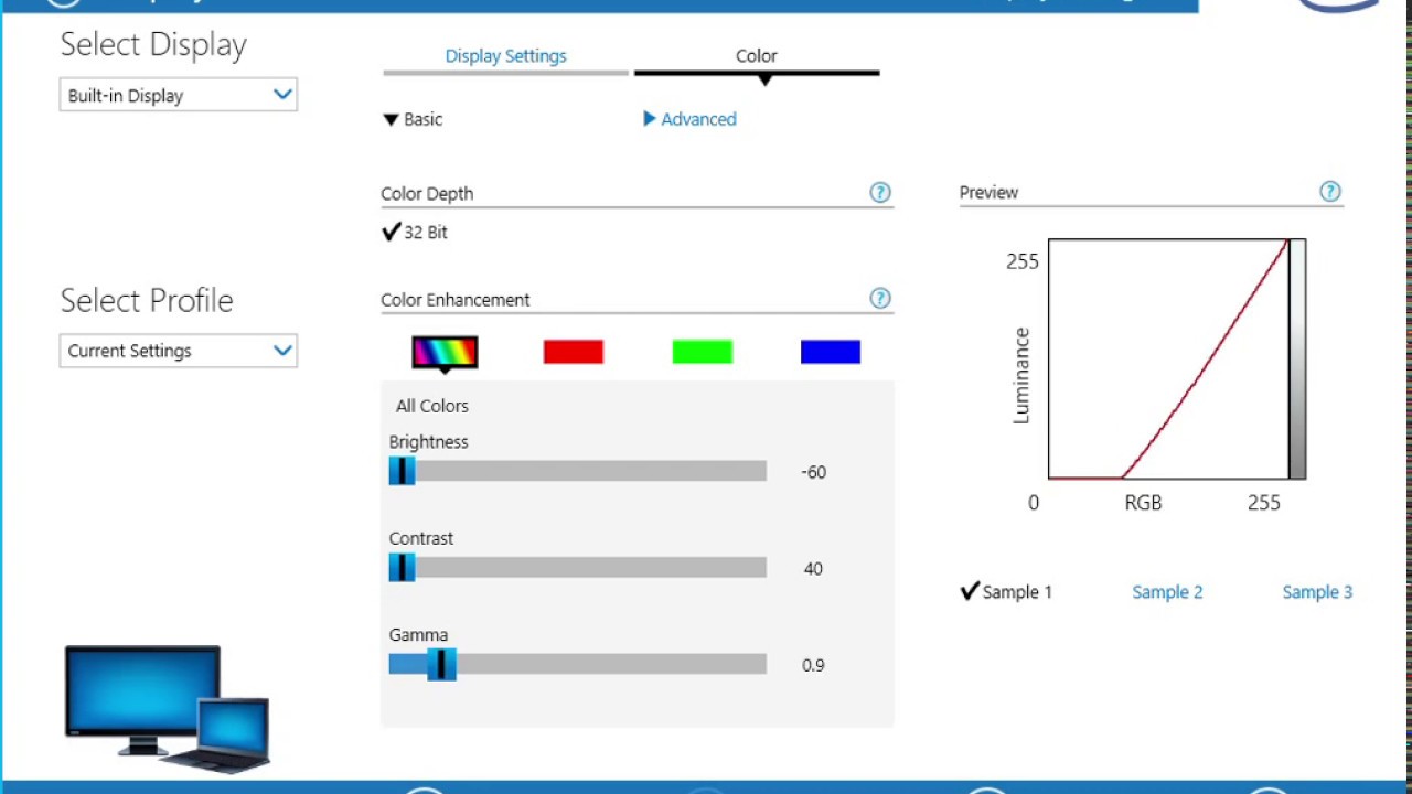 Fix Windows 10 1809 brightness colors problems