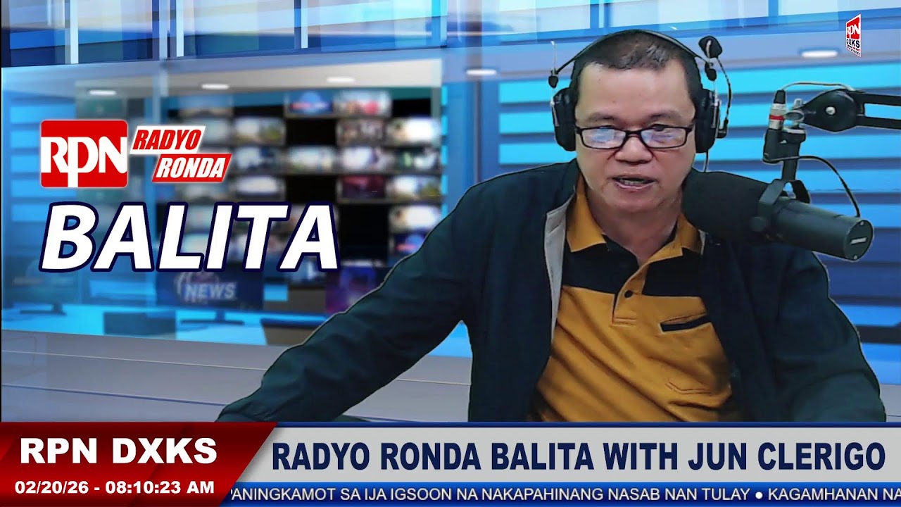 RADYO RONDA BALITA with Jun Clerigo @ DXKS Surigao | FEBRUARY 20, 2026