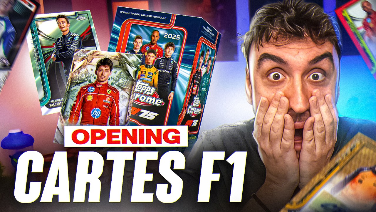 J'AI OUVERT MES PREMIERES CARTES TOPPS F1 ! 🤩